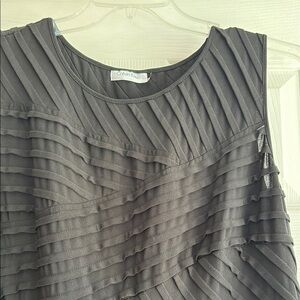 Calvin Klein Black cocktail midi dress